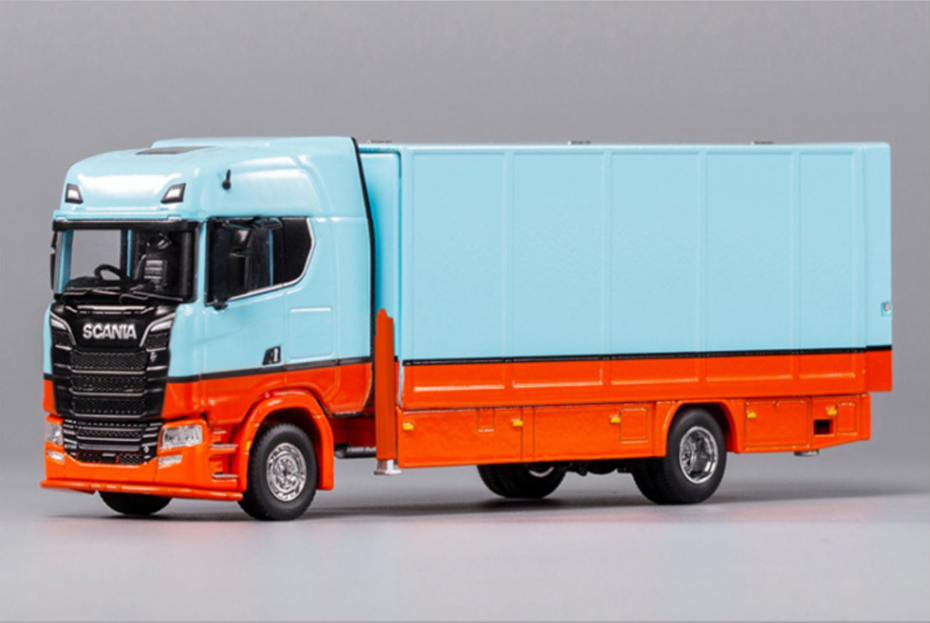1:64 GCD Scania S730 double decker transporter trailer model, diecast container heavy truck alloy model 1:64 GCD Scania S730 double decker transporter trailer model, diecast container heavy truck alloy model