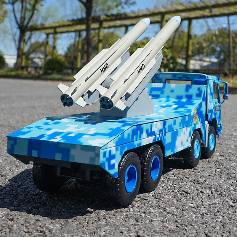 Original factory 1:24 Sinotruk 70th anniversary Chinese missile anti-ship missile launch heavy truck model parade military car model Original factory 1:24 Sinotruk 70th anniversary Chinese missile anti-ship missile launch heavy truck model parade military car model