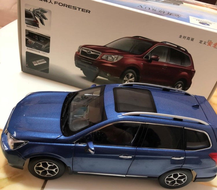 RARE ORINGINAL!!DIECAST Subaru Forester Suv Model In Scale 1 18 Blue RARE ORINGINAL!!DIECAST Subaru Forester Suv Model In Scale 1 18 Blue