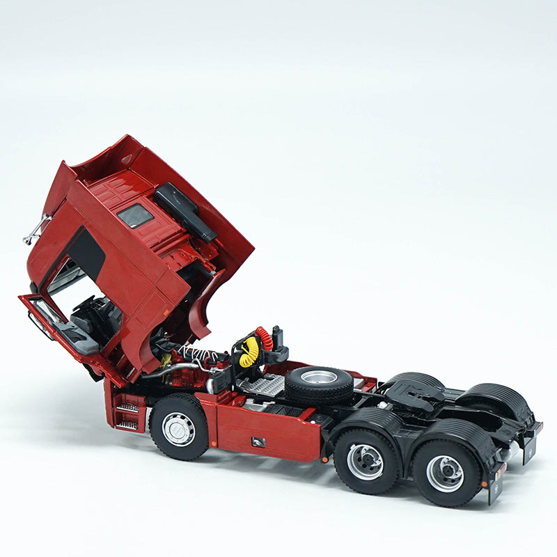 1/36 Foton Original manufacturer Daimler Foton Auman GTL 460 tractor trailer head red 1/36 Foton Original manufacturer Daimler Foton Auman GTL 460 tractor trailer head red