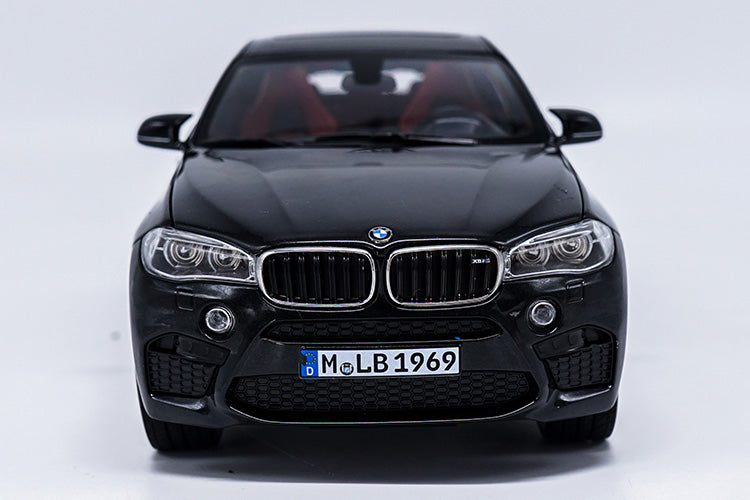 1/18 Diecast BMW X6M 2016 Car Miniature Collectable Models Black Version 1/18 Diecast BMW X6M 2016 Car Miniature Collectable Models Black Version