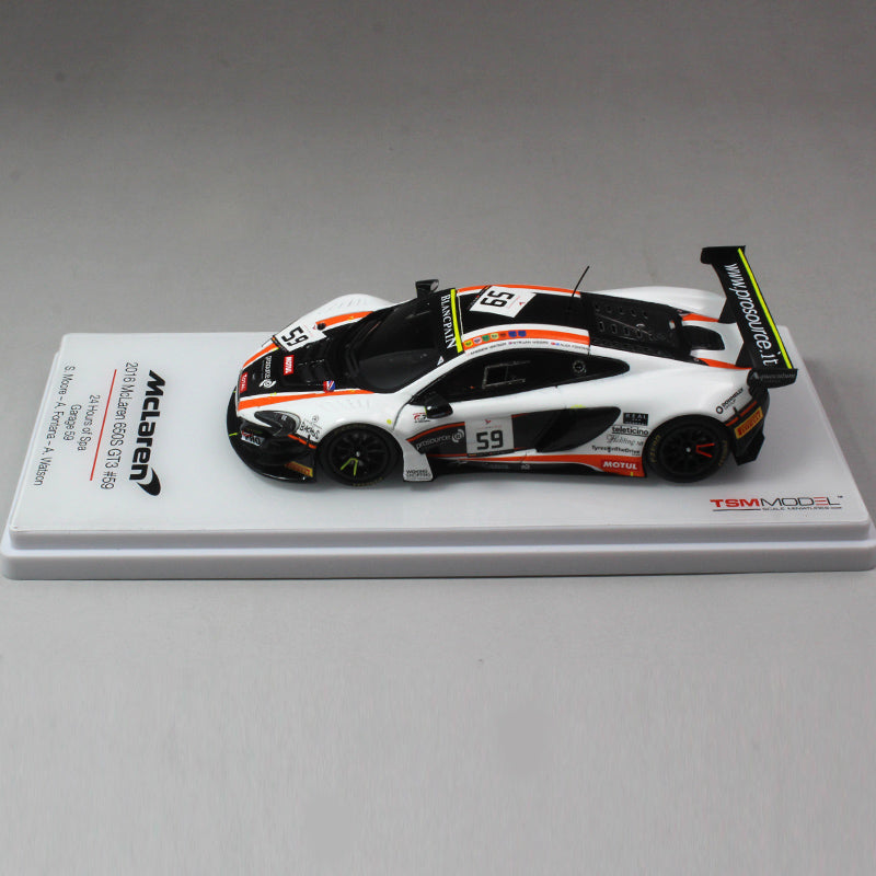 1:43 650S GT3 59# Mclaren Spa 24Hours 2016 Supercar resin models, TSM resin car model 1:43 650S GT3 59# Mclaren Spa 24Hours 2016 Supercar resin models, TSM resin car model