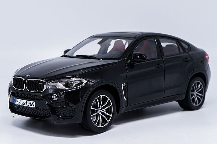 1/18 Diecast BMW X6M 2016 Car Miniature Collectable Models Black Version 1/18 Diecast BMW X6M 2016 Car Miniature Collectable Models Black Version