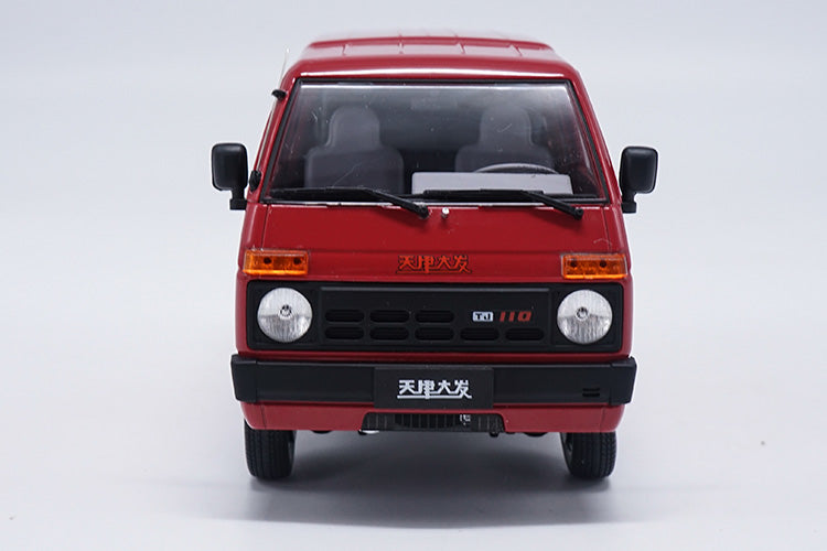 1/18 Die cast Tianjin DAFA HUALI TJ110 ( DAIHATSU ) van Taxi wagon model Red version 1/18 Die cast Tianjin DAFA HUALI TJ110 ( DAIHATSU ) van Taxi wagon model Red version