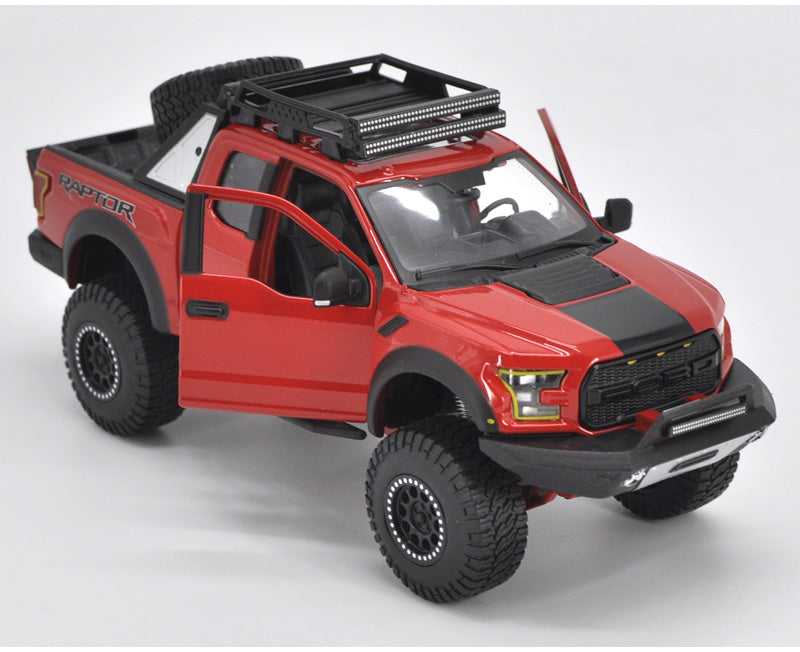 Original 1:24 Maisto Off-roading Pickup Model Car Ford F150 SVT Raptor Truck Metal classic toy models for gift, collection Original 1:24 Maisto Off-roading Pickup Model Car Ford F150 SVT Raptor Truck Metal classic toy models for gift, collection