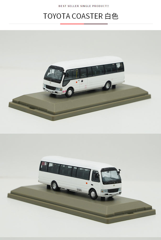 Original factory 1:76 TOYOTA COASTER Mini HK Diecast BUS Model alloy Hongkong mini bus miniature for gift Original factory 1:76 TOYOTA COASTER Mini HK Diecast BUS Model alloy Hongkong mini bus miniature for gift