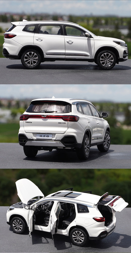 Original authentic 1:18 Chery Tiggo 8 Diecast alloy off-road SUV car model for gift, collection Original authentic 1:18 Chery Tiggo 8 Diecast alloy off-road SUV car model for gift, collection
