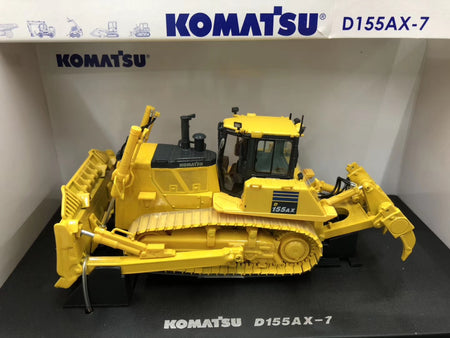 UH 8010 1:50 Komatsu D155AX-7 Diecast Komatsu tracked Dozer Engineering Vehicle Alloy bulldozer Model miniature