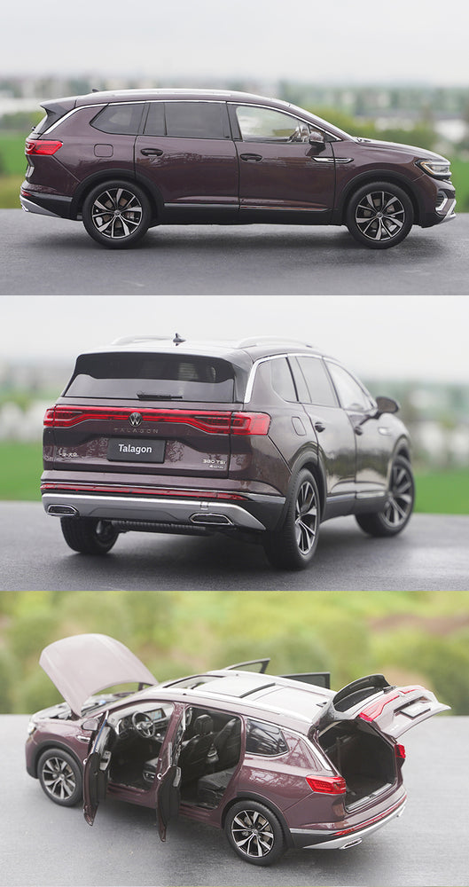 Original factory 1:18 FAW VW TALAGON 2021 diecast SUV alloy simulation car model for gift, collection Original factory 1:18 FAW VW TALAGON 2021 diecast SUV alloy simulation car model for gift, collection