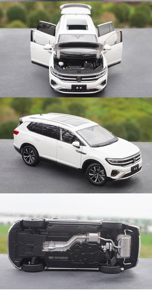 Original factory 1:18 FAW VW TALAGON 2021 diecast SUV alloy simulation car model for gift, collection Original factory 1:18 FAW VW TALAGON 2021 diecast SUV alloy simulation car model for gift, collection