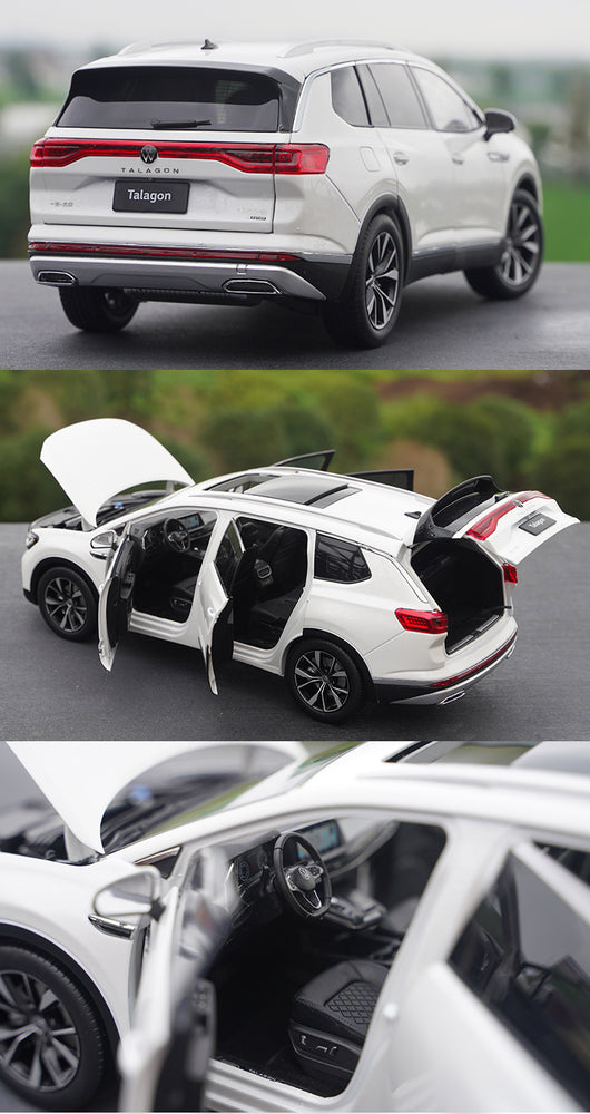Original factory 1:18 FAW VW TALAGON 2021 diecast SUV alloy simulation car model for gift, collection Original factory 1:18 FAW VW TALAGON 2021 diecast SUV alloy simulation car model for gift, collection