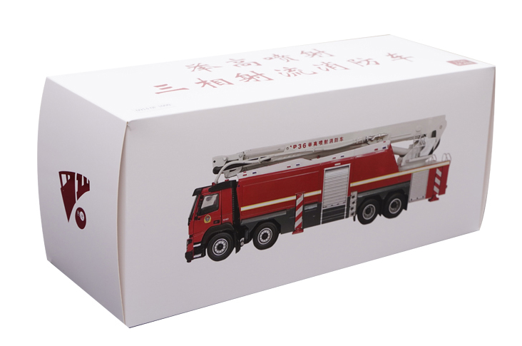 Original factory 1:50 Volvo lift high jet three-phase jet fire truck simulation alloy model China fire rescue gift Original factory 1:50 Volvo lift high jet three-phase jet fire truck simulation alloy model China fire rescue gift