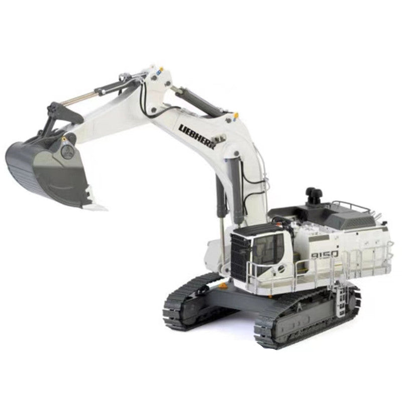 WSI 1:50 Liebherr R9150 Diecast Excavator alloy model white excavator models for sale WSI 1:50 Liebherr R9150 Diecast Excavator alloy model white excavator models for sale