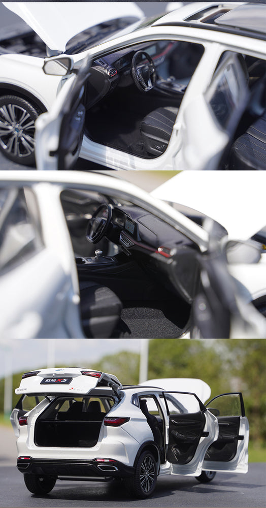 Original factory Changan 1:18 Auchan X5 Black/Grey/Red diecast SUV car model for gift, collection Original factory Changan 1:18 Auchan X5 Black/Grey/Red diecast SUV car model for gift, collection