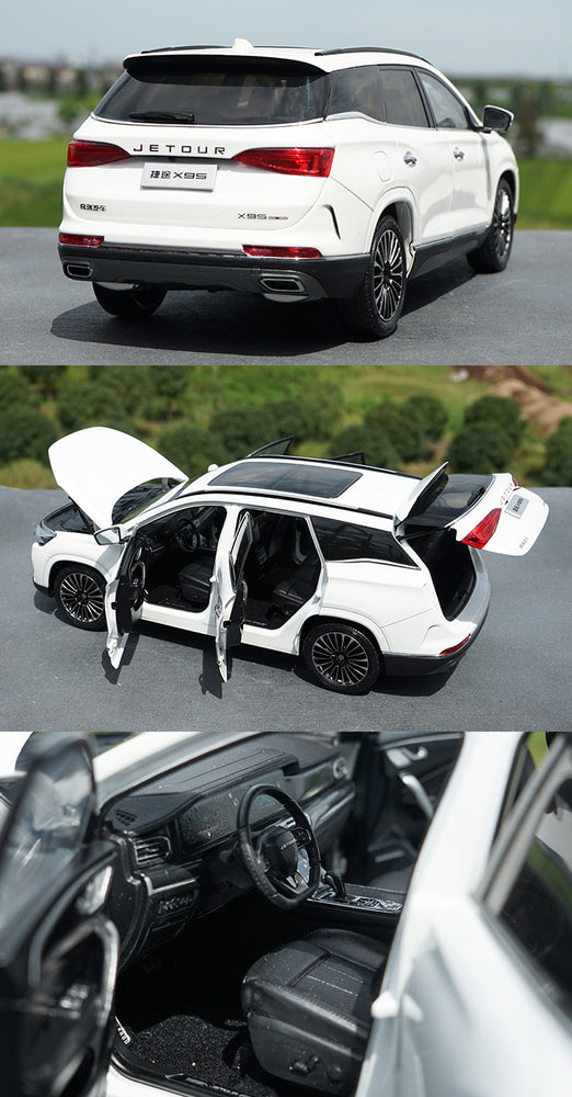 Original factory authentic 1:18 Chery JETOUR X95 diecast high simulation alloy SUV car model Original factory authentic 1:18 Chery JETOUR X95 diecast high simulation alloy SUV car model