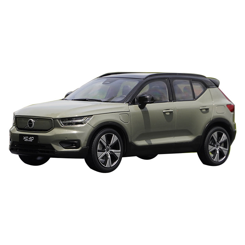 Original factory 1:18 Volvo XC40 2022 diecast scale model pure electric version alloy simulation toy car model