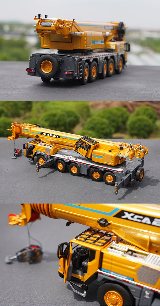 Original factory 1:50 XCMG XCA230 Diecast Crane Model alloy machinery crane truck model for gift