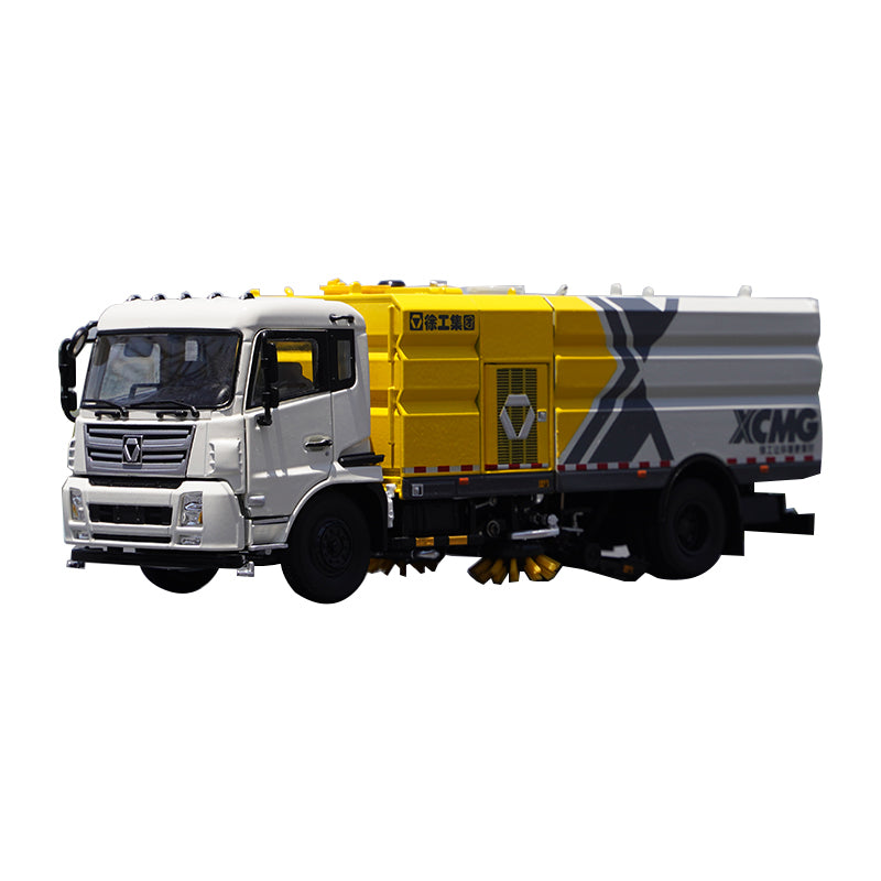 Original factory Dongfeng Tianjin 1:35 Diecast XCMG Cleaning sweeper truck alloy weeper-washer vehicle model for gift Original factory Dongfeng Tianjin 1:35 Diecast XCMG Cleaning sweeper truck alloy weeper-washer vehicle model for gift