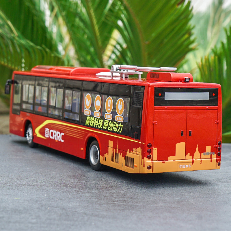 Zinc alloy Classic 1:42 China CRRC Hunan CRRC bus model with small gift Zinc alloy Classic 1:42 China CRRC Hunan CRRC bus model with small gift