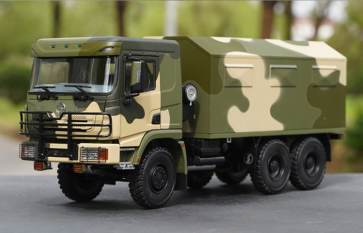 Original factory 1:24 Shanxi Auto Military Vehicle X3000 diecast military truck model Dongfeng 5B DF-5B Missile carrier military alloy model