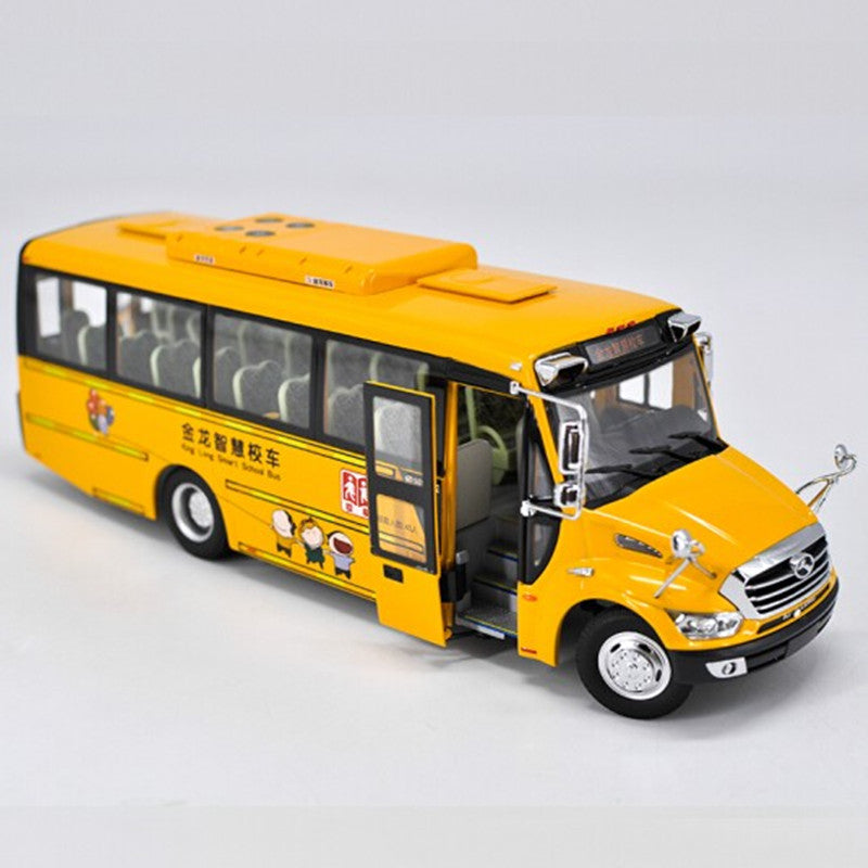 1:38 zinc alloy golden dragon School Bus XMQ6900BSD Bus miniature Model with small gift 1:38 zinc alloy golden dragon School Bus XMQ6900BSD Bus miniature Model with small gift