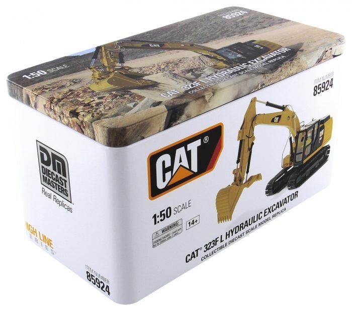 DM85924 1/50 Cat 323f L Hydraulic Excavator With Thumb Diecast Toy Model DM85924 1/50 Cat 323f L Hydraulic Excavator With Thumb Diecast Toy Model