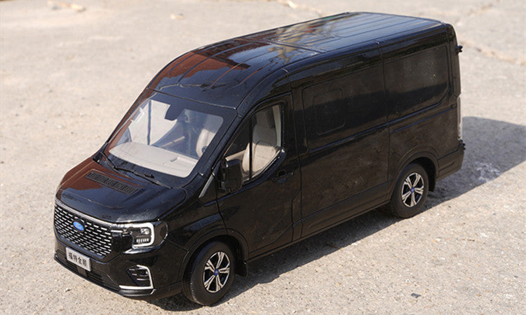 1:18 Scale Ford Transit T8 Business Van Diecast MPV Car Model – Alloy MPV Replica with Full Opening Doors, Steering, Suspension & Interior Details