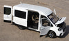 1:18 Scale Ford Transit T8 Business Van Diecast MPV Car Model – Alloy MPV Replica with Full Opening Doors, Steering, Suspension & Interior Details