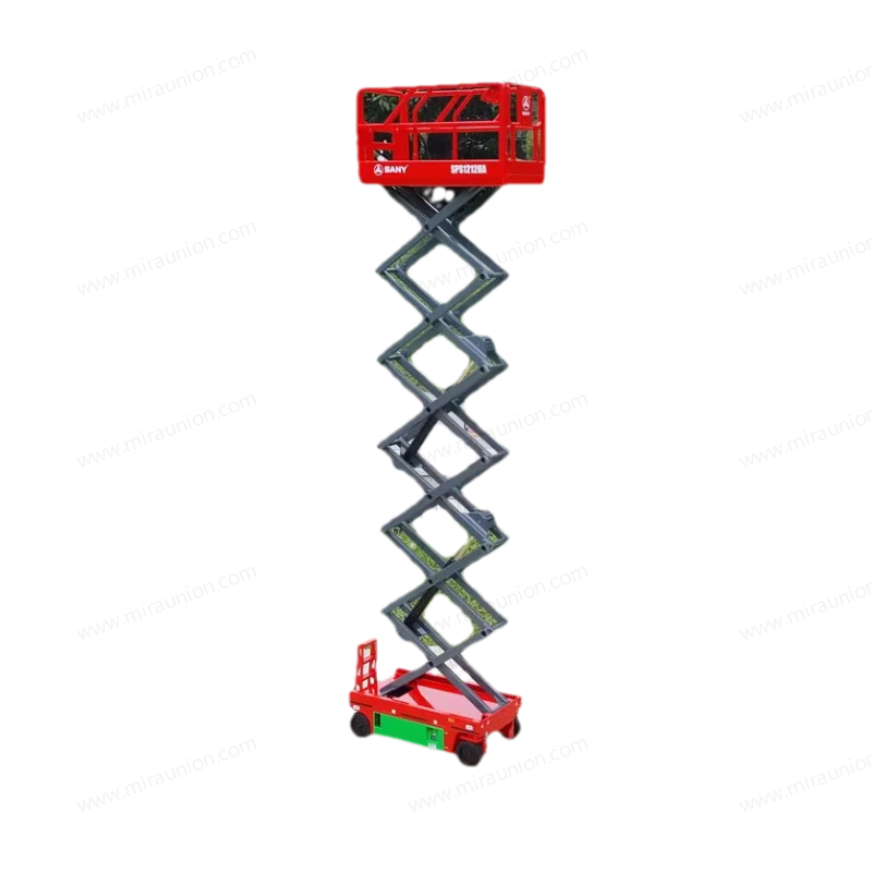 High quality collectiable 1:20 Sany Scissor type hydraulic aerial work platform models