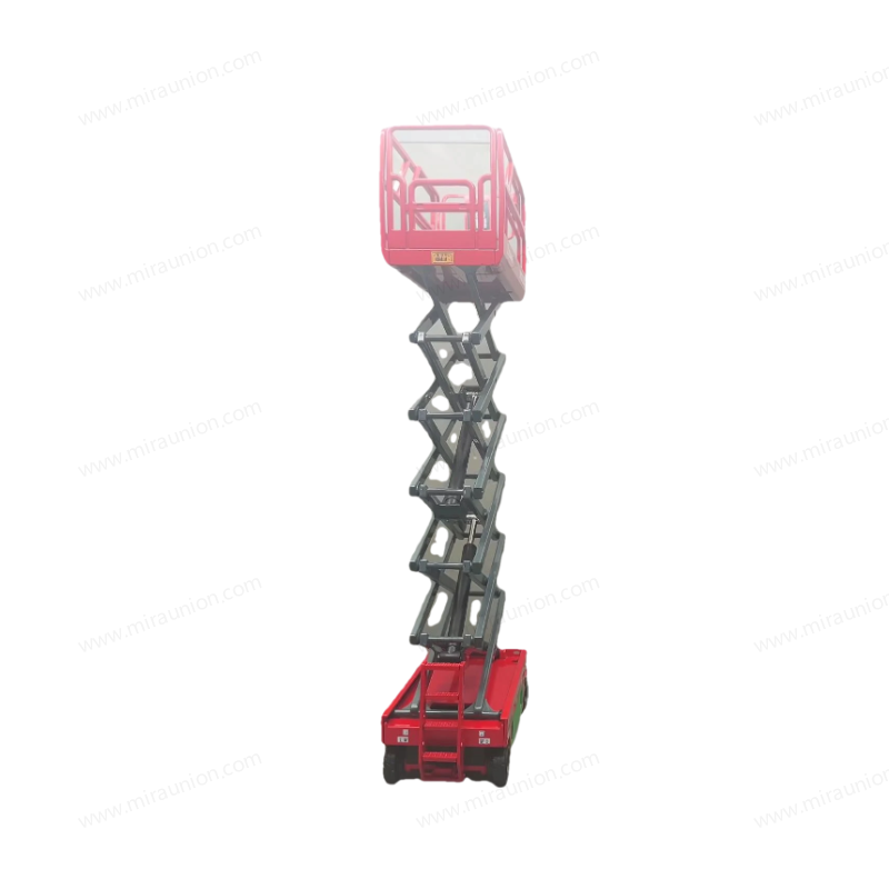 High quality collectiable 1:20 Sany Scissor type hydraulic aerial work platform models