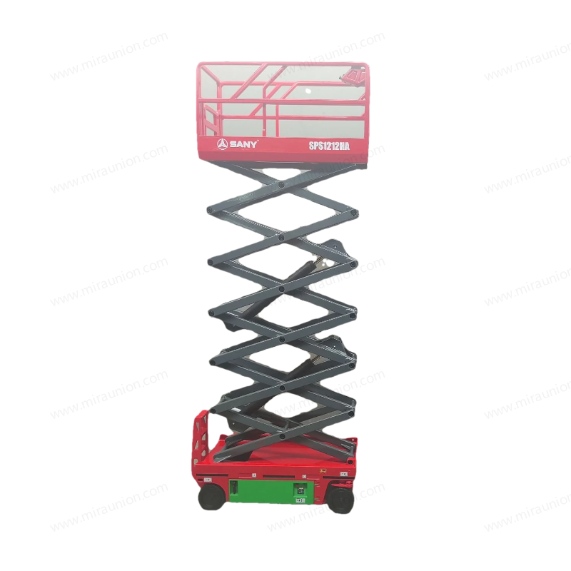High quality collectiable 1:20 Sany Scissor type hydraulic aerial work platform models