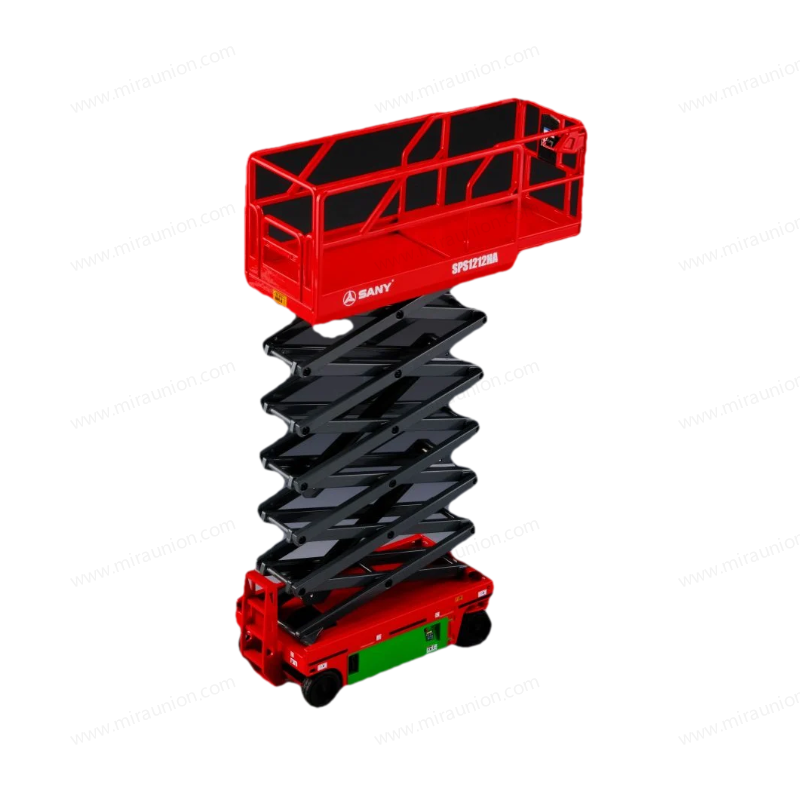 High quality collectiable 1:20 Sany Scissor type hydraulic aerial work platform models