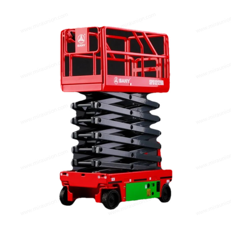 High quality collectiable 1:20 Sany Scissor type hydraulic aerial work platform models