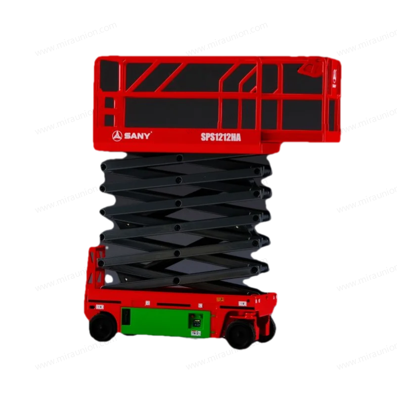 High quality collectiable 1:20 Sany Scissor type hydraulic aerial work platform models