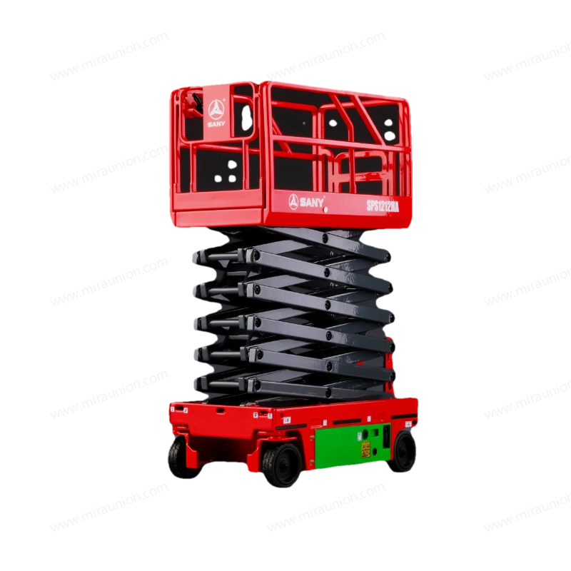 High quality collectiable 1:20 Sany Scissor type hydraulic aerial work platform models
