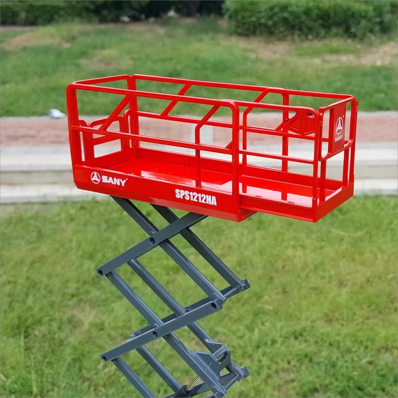 High quality collectiable 1:20 Sany Scissor type hydraulic aerial work platform models