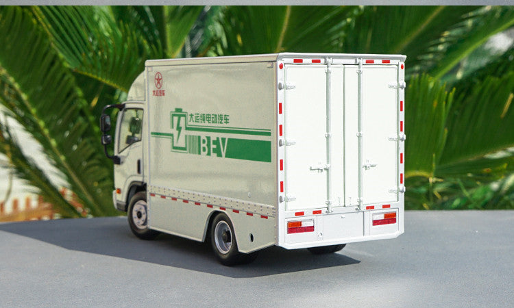 1:24 Dayun E3 Electric Diecast Cargo Truck Model – Realistic Alloy Box Van truck for gift, Collectible