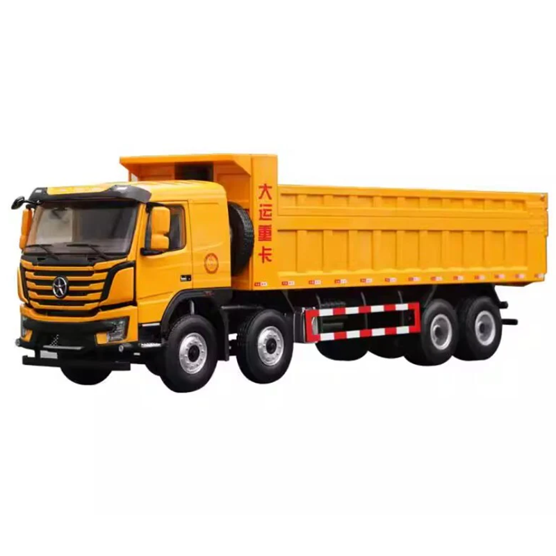 1:24 collectiable  Dayun N8V Alloy Dump Truck model metal large tipper truck scale model for gift