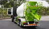 Authentic 1:24 Scale Foton Auman EST LOXA L10 8*4 Diecast Concrete Mixer Truck for Christmas gift,collection