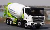 Authentic 1:24 Scale Foton Auman EST LOXA L10 8*4 Diecast Concrete Mixer Truck for Christmas gift,collection