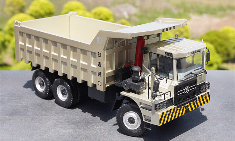 High detail 1:24 Shaanxi Tongli 90 Diecast Mining Dump Truck Model for gift, collection