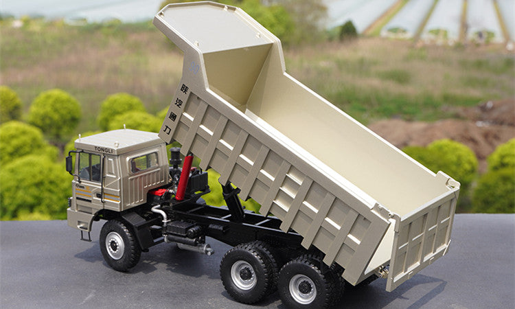 High detail 1:24 Shaanxi Tongli 90 Diecast Mining Dump Truck Model for gift, collection
