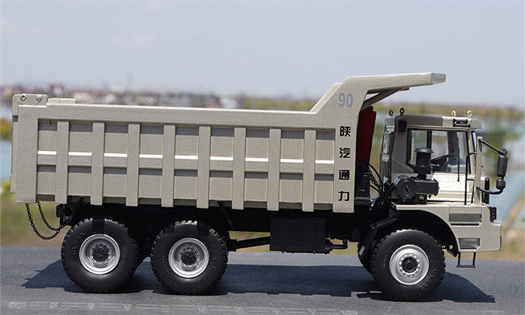 High detail 1:24 Shaanxi Tongli 90 Diecast Mining Dump Truck Model for gift, collection