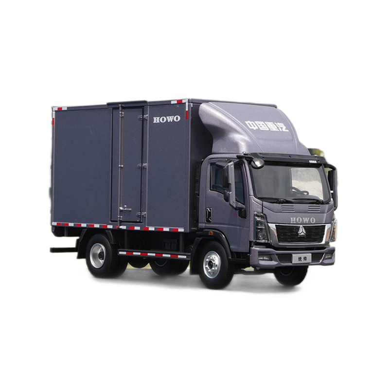 Collectible 1:24 sinotruk HOWO Tongshui alloy light truck model-metal box truck model for gift