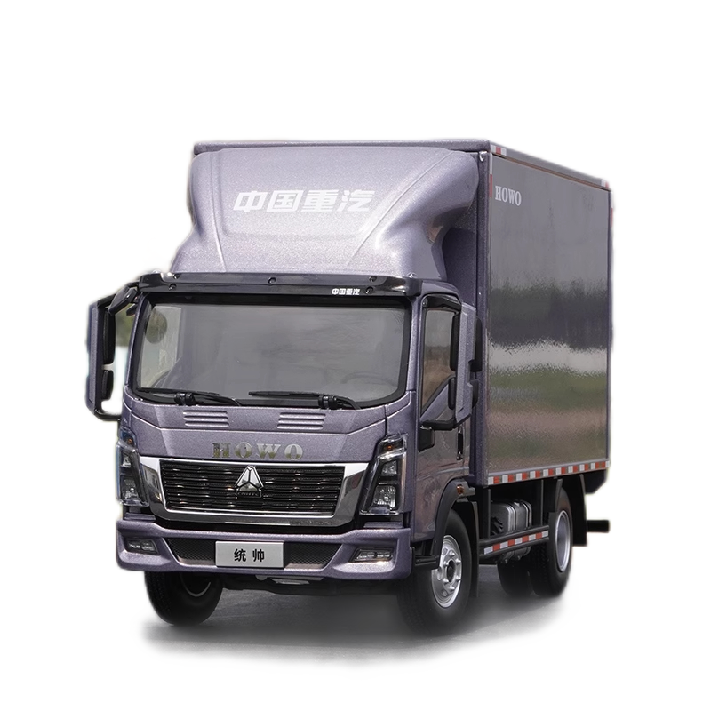 Collectible 1:24 sinotruk HOWO Tongshui alloy light truck model-metal box truck model for gift