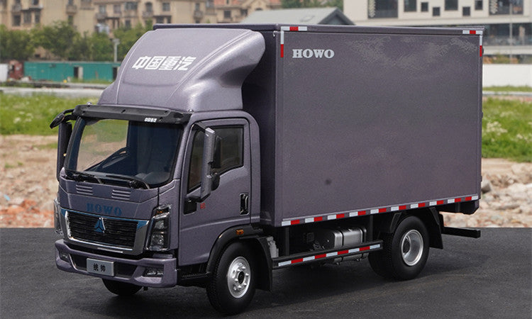 Collectible 1:24 sinotruk HOWO Tongshui alloy light truck model-metal box truck model for gift