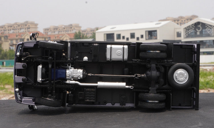 Collectible 1:24 sinotruk HOWO Tongshui alloy light truck model-metal box truck model for gift