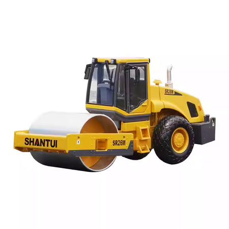 High quality collectiable 1:35 SHANTUI SR260M Single Drum Road Roller Diecast Model for gift