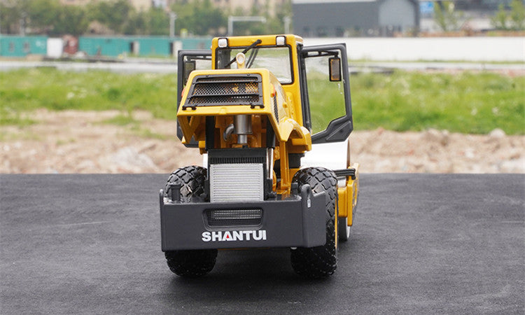 High quality collectiable 1:35 SHANTUI SR260M Single Drum Road Roller Diecast Model for gift