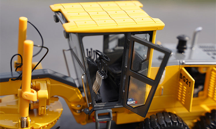 Original factory 1:35 Shantui SG21-3 Motor Grader Diecast Model – Precision Alloy Construction